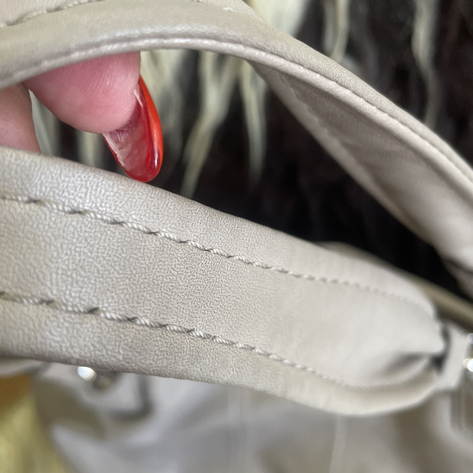 Coach Kristin Leather East West Hobo Shoulder Bag Purse 16814