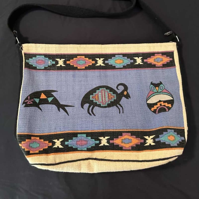 El Paso Saddle Blanket Co Southwestern Aztec Animal Print Tote Bag