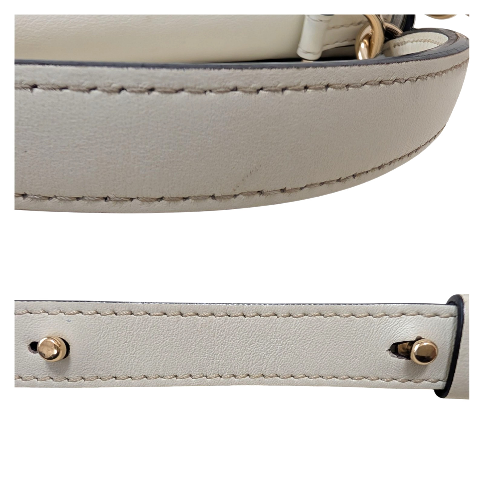 *Rare* Chloe Faye Day Hand Shoulder bag Little Horse Leather Ivory
