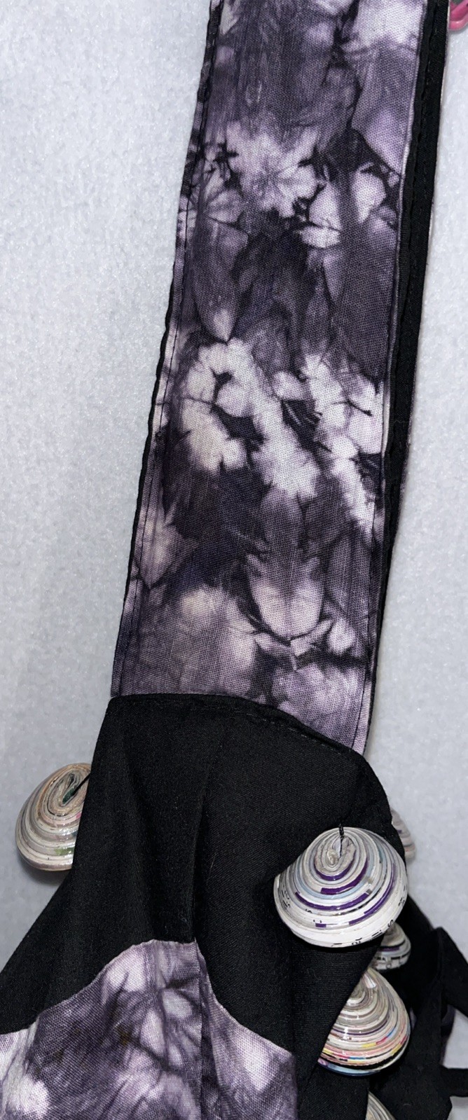 Purple Tie Dye TOTE BAG HANDMADE In UGANDA By PROJECT LYDIA CROSSBODY CARRY-ALL
