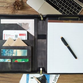 Leather Portfolio Organizer